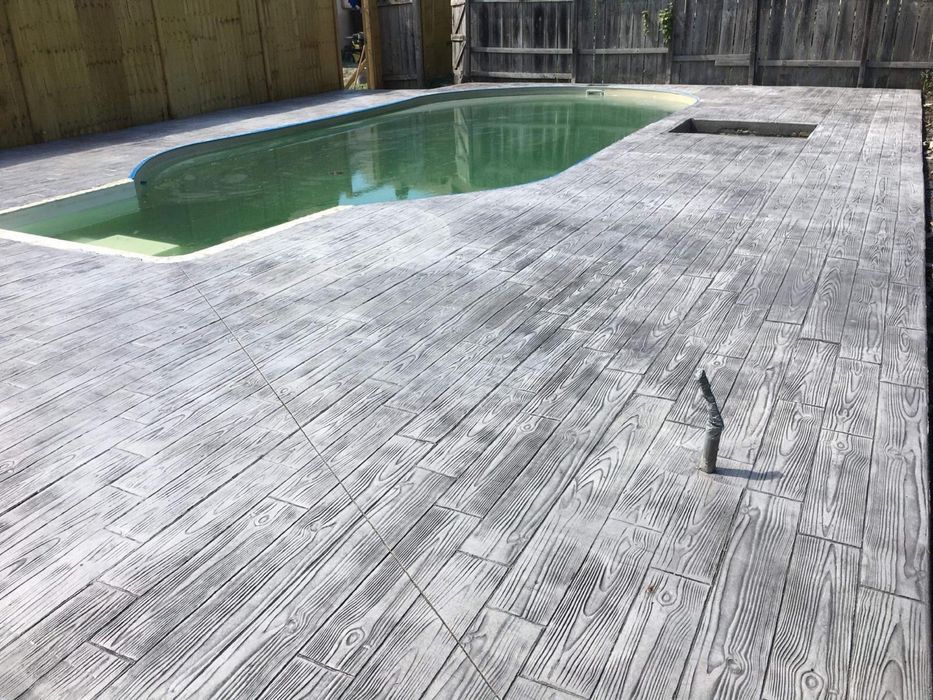 Beton amprentat, Pavaj beton curti, gradini, alei, terase, hale