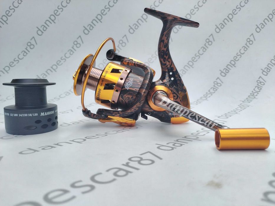 SET CRAP Lanseta 3,30m KOMODO 3,75LBS SI Mulineta WIND BLADE MA6000