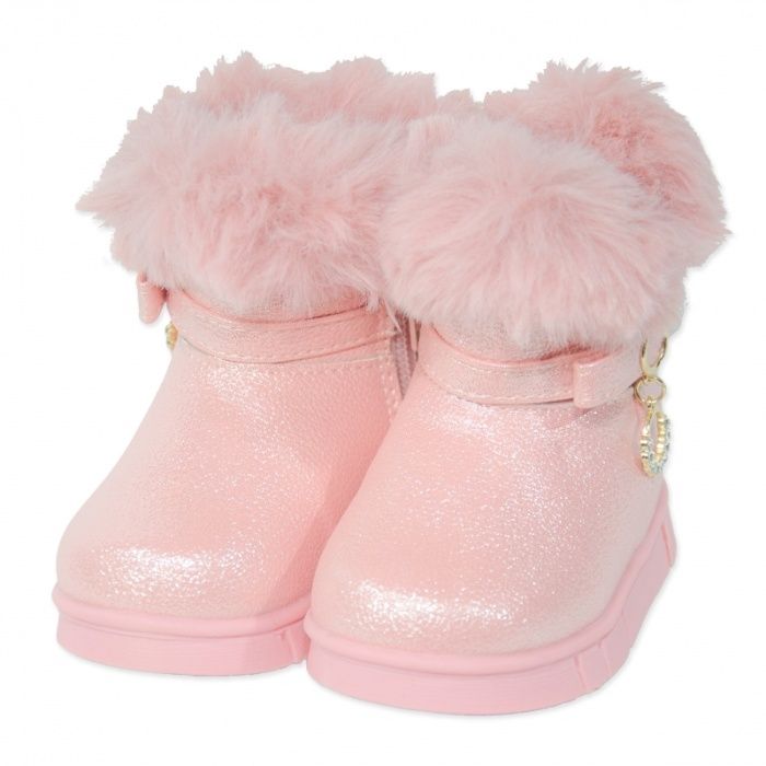 Cizme imblanite bebe | Cizme roz pudra fete | UGG copii model 2019