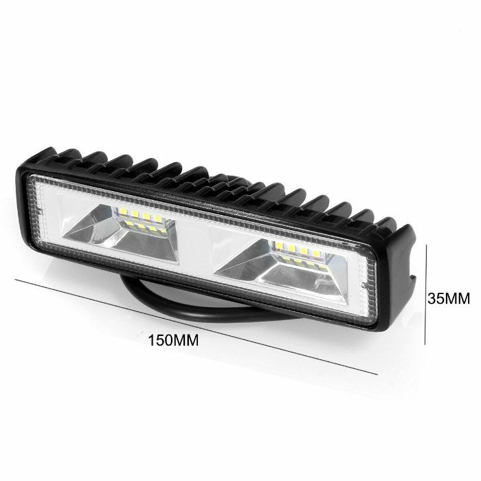 2БР! Диоден халоген, лед халоген, диоден фар за джип, OFFROAD 48 W