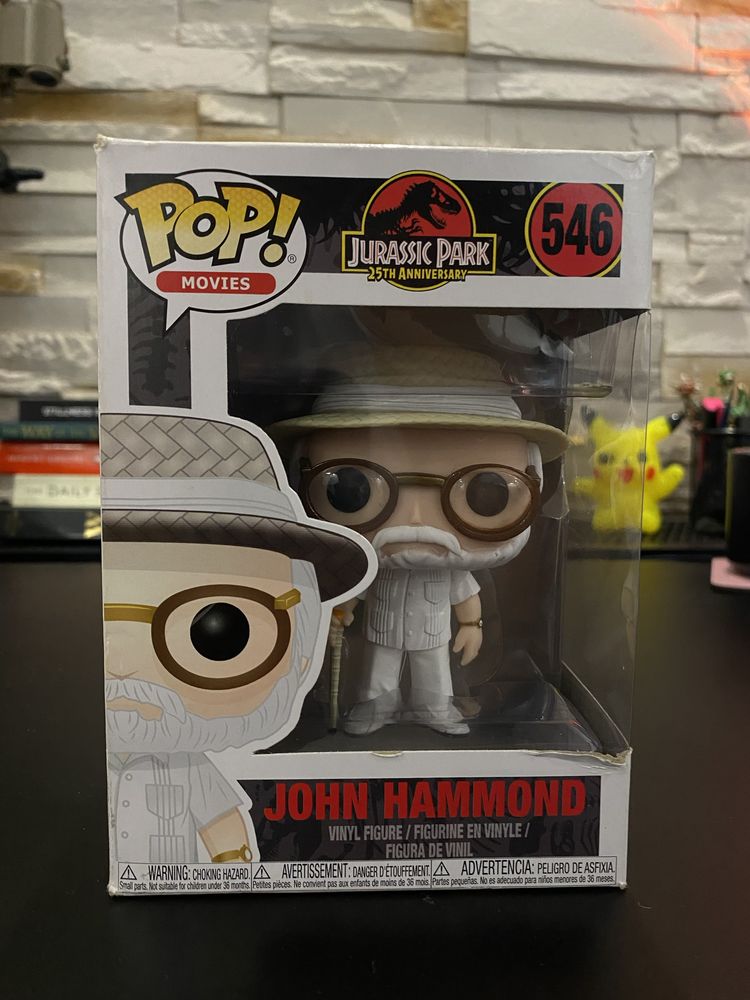 Figurina Funko POP! Jurassic Park ‘John Hammond’ #546 25th Anniversary