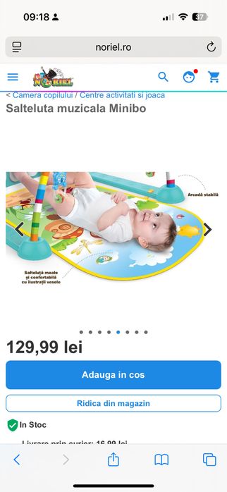 Salteluta muzicala Minobo