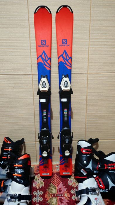 Set schiuri 100 cm Salomon -clapari ski