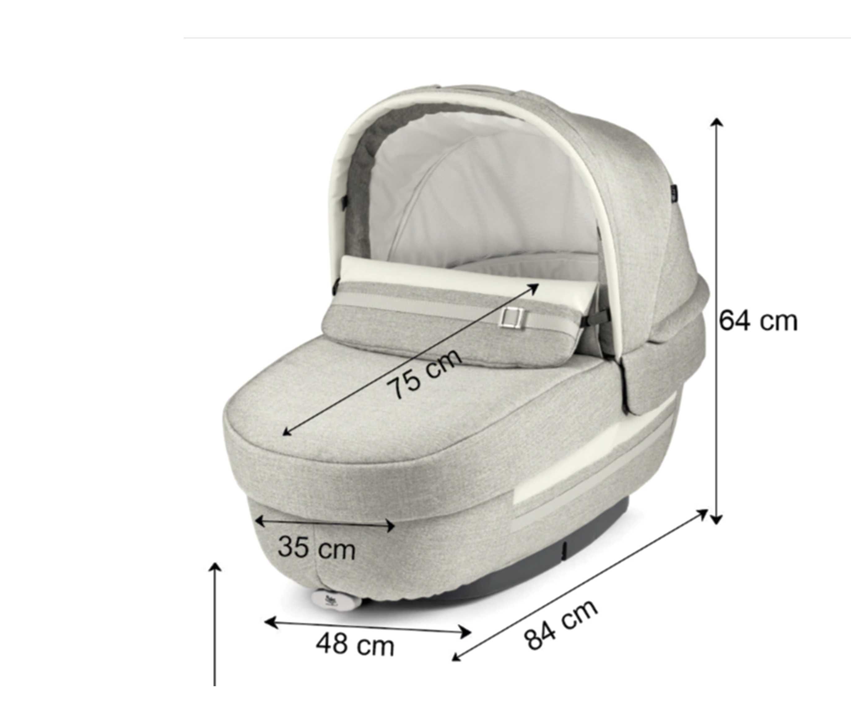 Детска количка 2 in 1 Peg Perego Book Plus 51S Titania Luxe,Светлосива