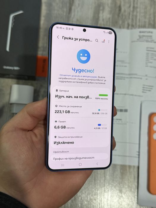 Samsung Galaxy S25 Plus 256 GB 12 GB Ram Dual Sim Като Нов