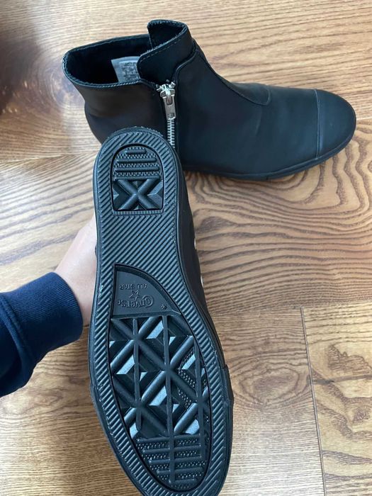 Gheata Convers negru din piele marimea 35