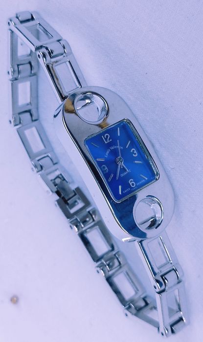 Ceas de damă Louis Valentin cu quartz, carcasă și curea din oțel inox