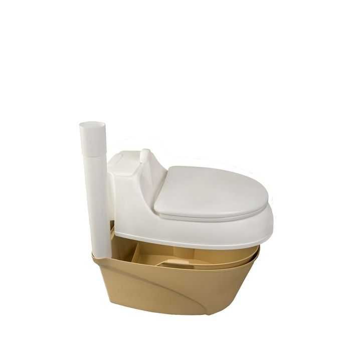 Toaleta WC ecologica mobila uscata cu turba/compost