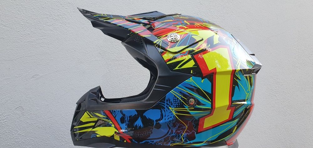 Casca motocros enduro atv dawnhill trotineta bicicleta