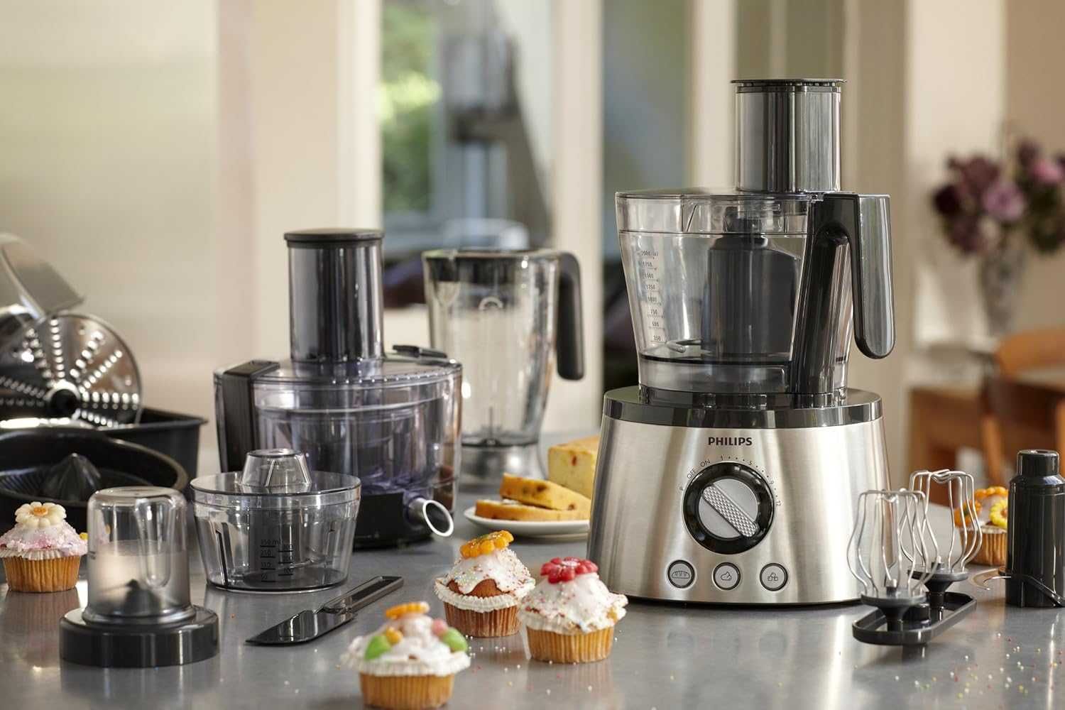 Кухненски робот Philips 3.4L (HR7778/00) 1300W Миксер сокоизстисквачка