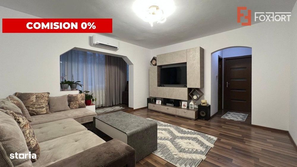COMISION 0% Apartament cu 3 camere, etaj 3 de vanzare, zona Simion Bar