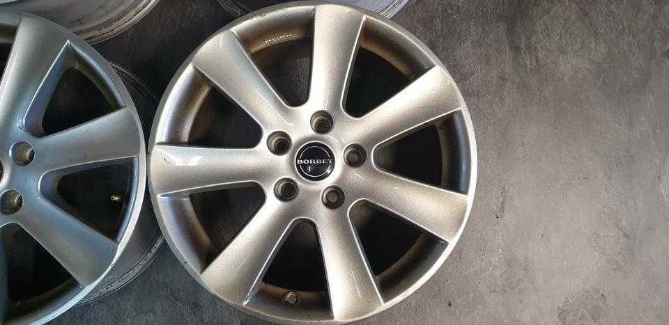 Borbet 5 112 17 алуминиеви джанти ЕТ50 7J VW Audi Seat Skoda Mercedes