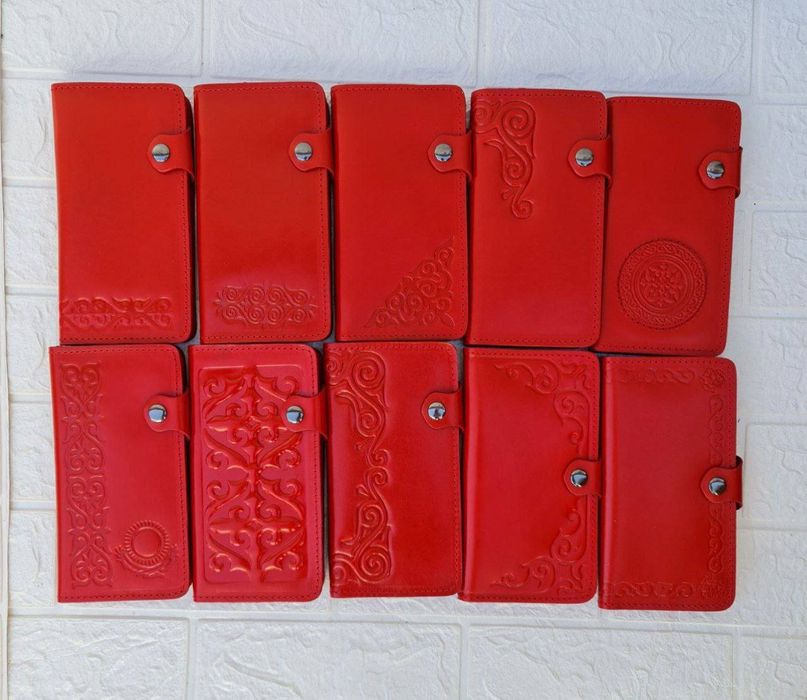 Портмоне(большой) 100% кожа, ручной работа сделана в Казакстане