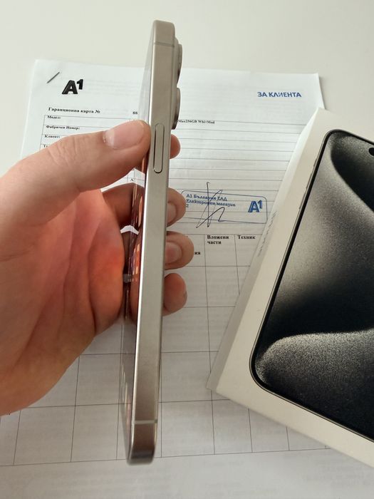 iPhone 15 Pro Max 256gb White