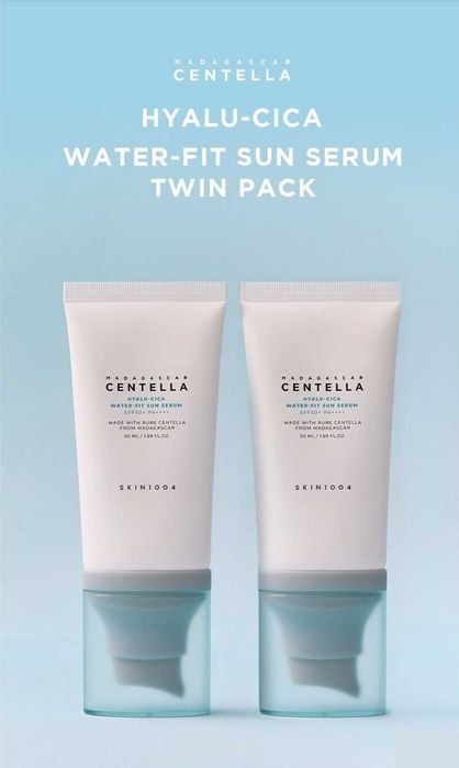 2 бр. Skin1004 Слънцезащитен крем Madagascar Centella с SPF 50++