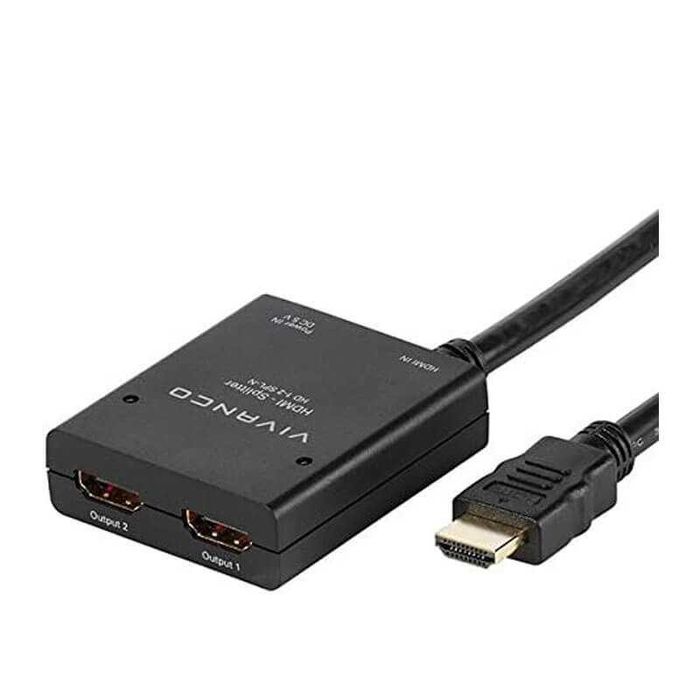 Vivanco Splitter Video HDMI la 2 x HDMI  HD 1-2 SPL-N