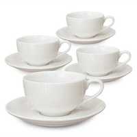 Сервиз за чай и кафе - 6бр порцеланови чаши с чинийки