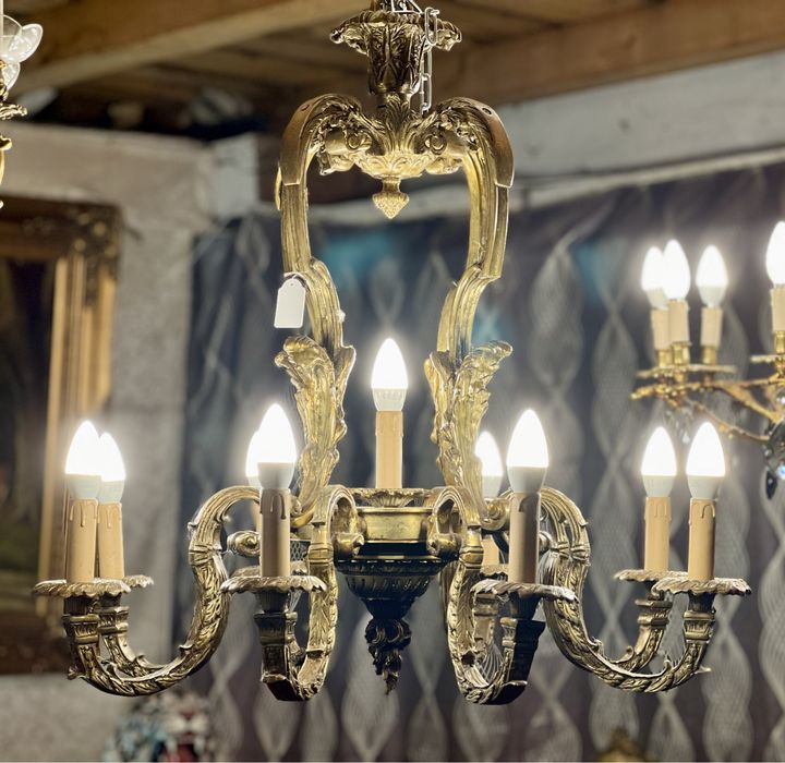 Candelabru din Bronz *** vintage / antic / vechi / retro ***
