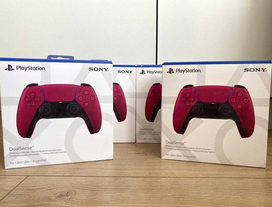 Новые Оригинальные DualSense PS5 Геймпады ПС5 Cosmic Red