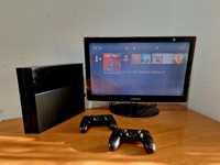 Playstation4 modat Hdd 1TB 2 controllere Sony 22 jocuri PS4 instalate