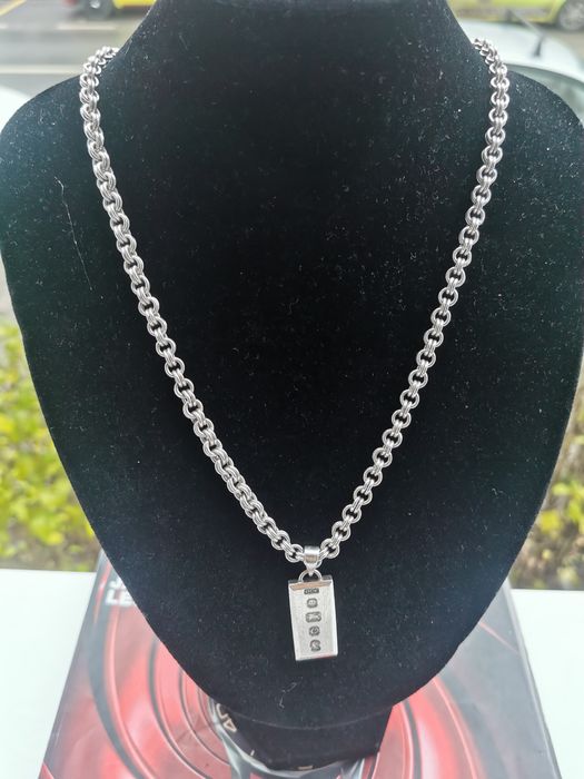 Set Lant Bratara Pandantiv lingou  argint 925 masiv