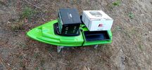 Промо нова Лодка за захранка с gps и сонар
