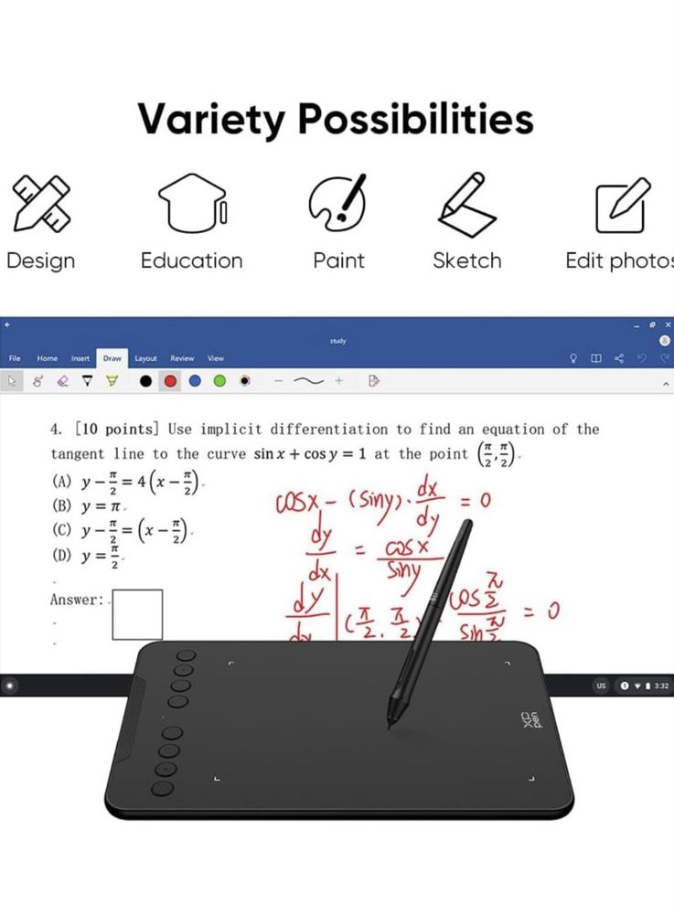 Графический планшет XP-PEN Deco 01 V3.