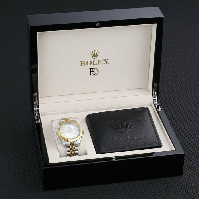 Set Rolex ceas și portofel