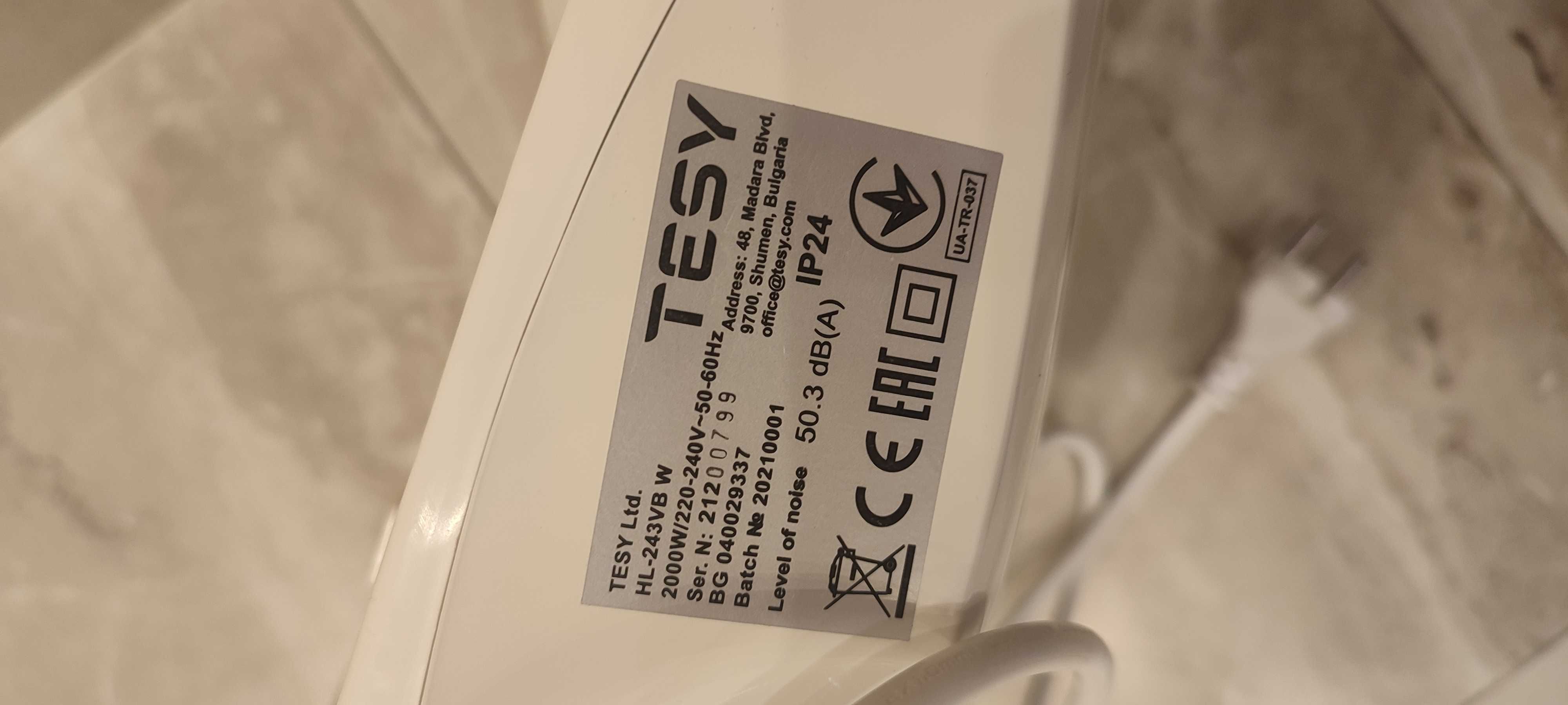 Печка за баня TESY HL 243 VB W
