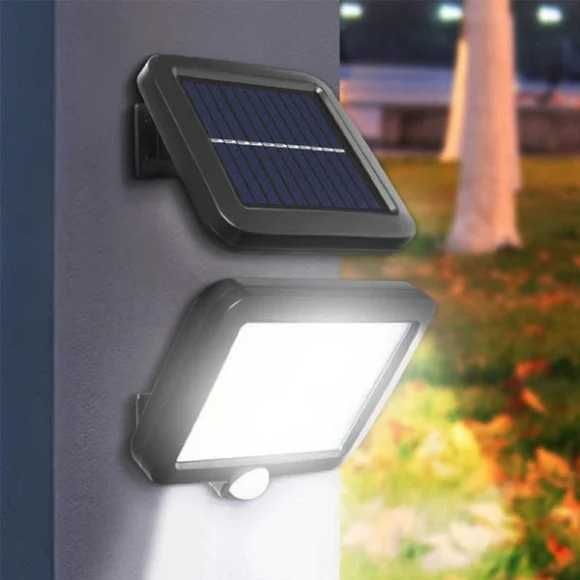 Proiector solar cu panou detasabil led