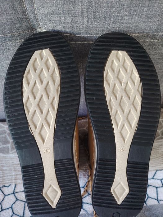 Мъжки бори еко кожа/текстил кафяви Tendenz