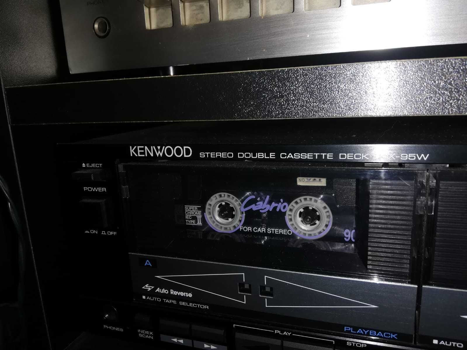 casetofon deck kenwood kx 95w autorevers