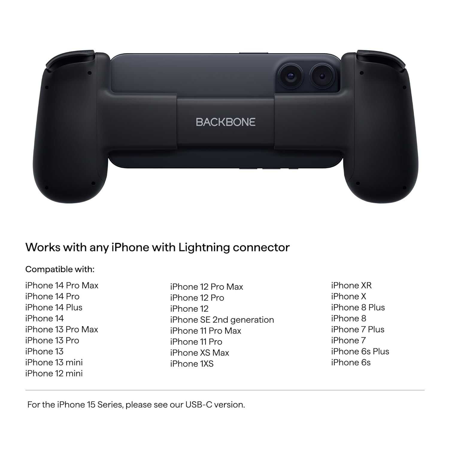 Мобилен геймърски контролер BACKBONE One за iPhone