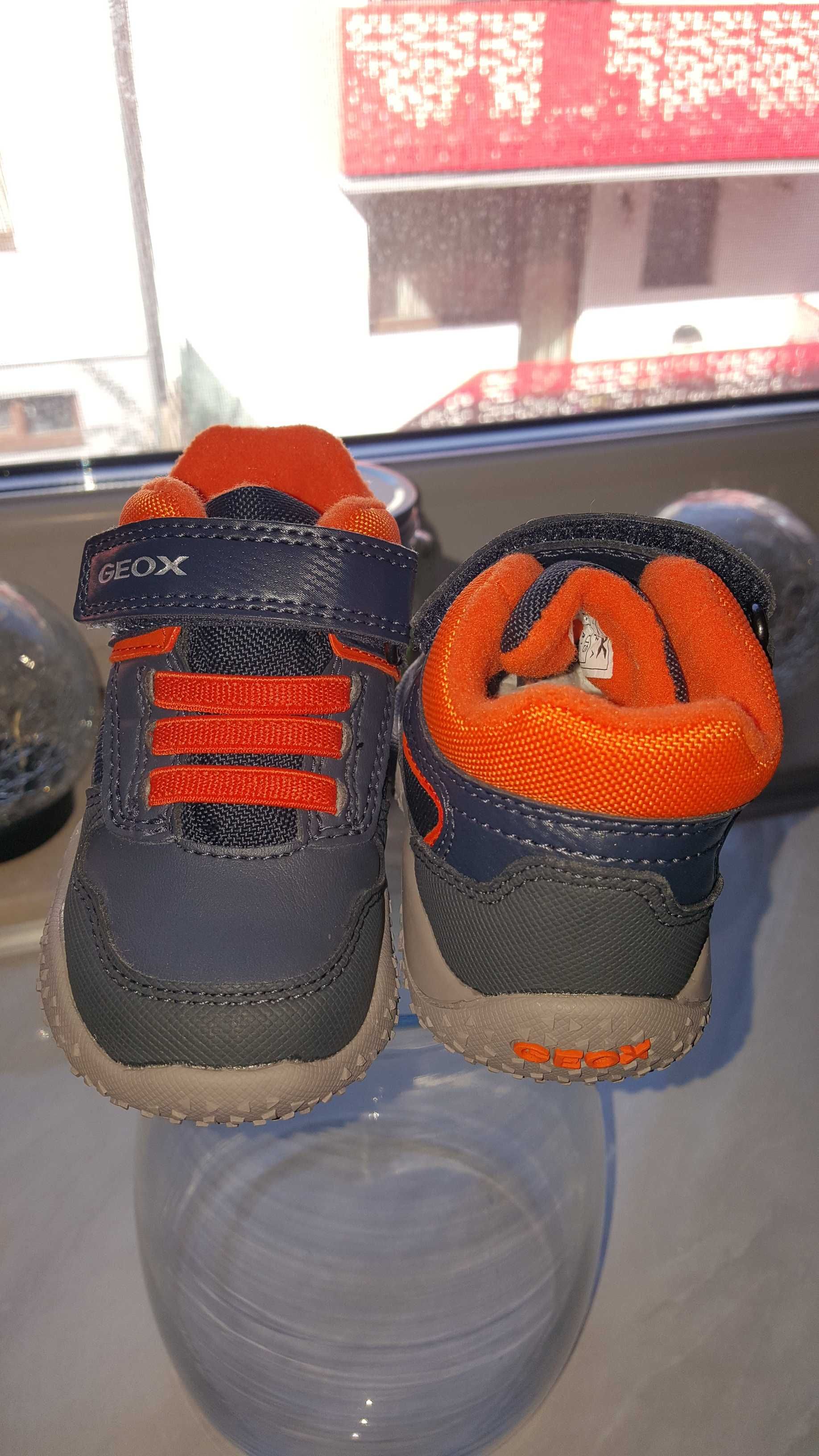 Ghete Geox Navy/Orange, mărimea 20