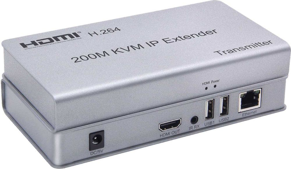 HDMI KVM Extender 200M prin IP cu USB si IR