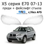 Стъкло (капак) за BMW X5 E70 07-13 (БМВ Х5 Е70 стъкла за фар)