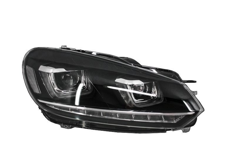 Faruri LED RHD compatibil cu VW Golf 6 VI (2008-up) Design Golf 7 3D U