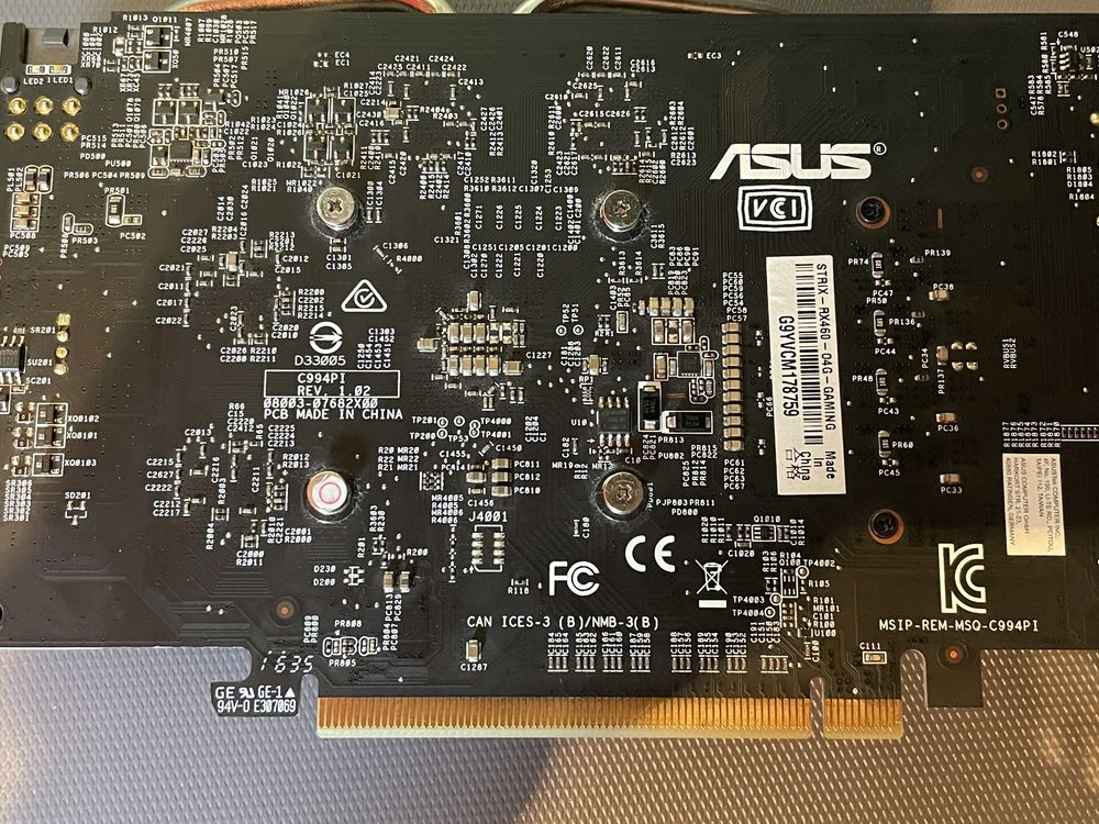 Placa Video Asus RX460 4Gb