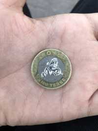 Юбилейная монета номиналом 100 тг Крылатый Барс