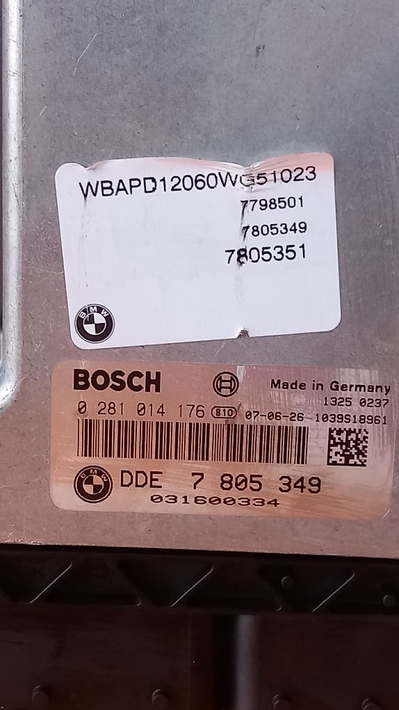 Bmw E83 X3 2.0d 150 к.с M47N2 моторен компютър ECU 7805349