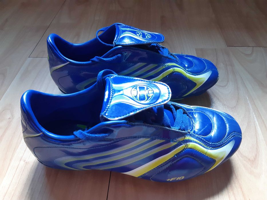 Ghete fotbal copii, Adidas F10+, Vintage, marime 38