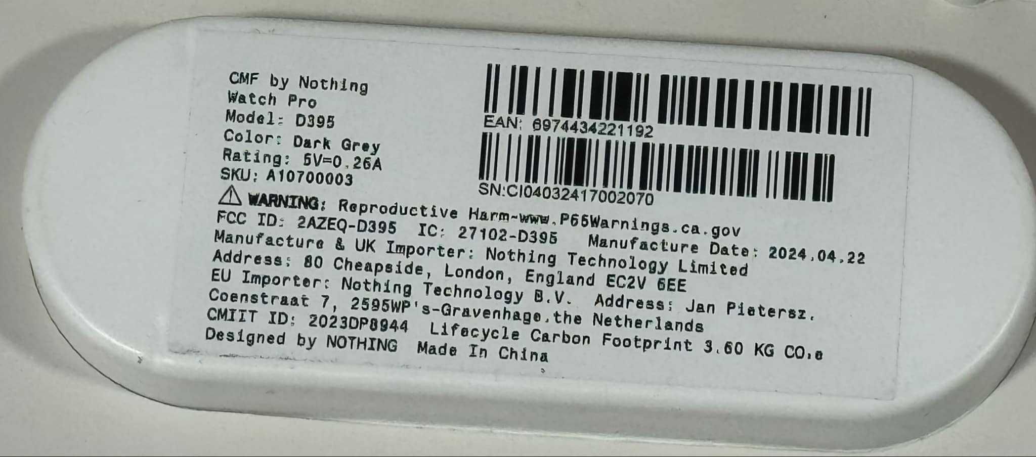 Nothing watch pro