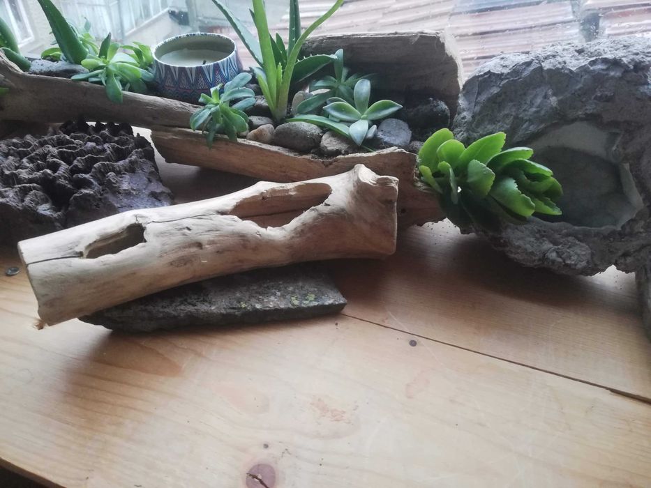 Ръчни дървени саксии