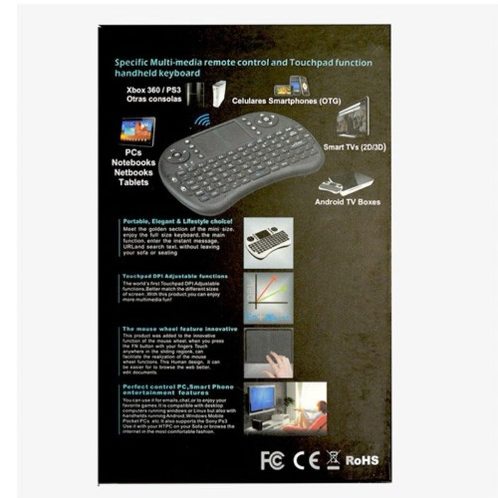 Безжична клавиатура RII8 MINI, за таблет телефон телевизот конзола идр