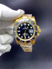 Rolex Submariner Black Dial Yellow Gold Oyster Bracelet Automatic