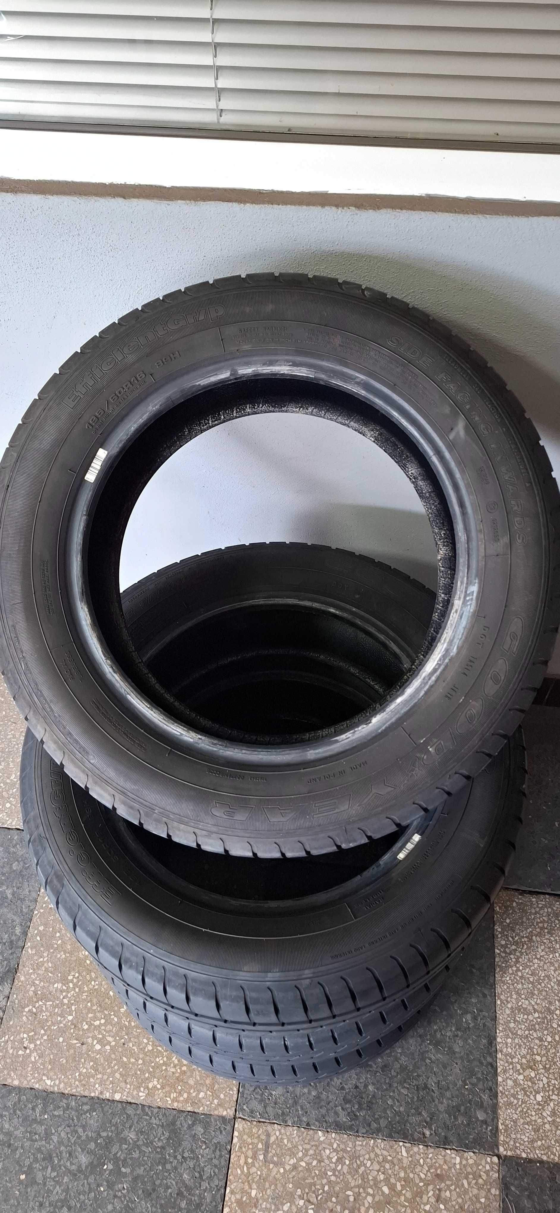 4бр. 195/60/16 Goodyear 6.5mm грайфер, дот 23г.Безплатен монтаж