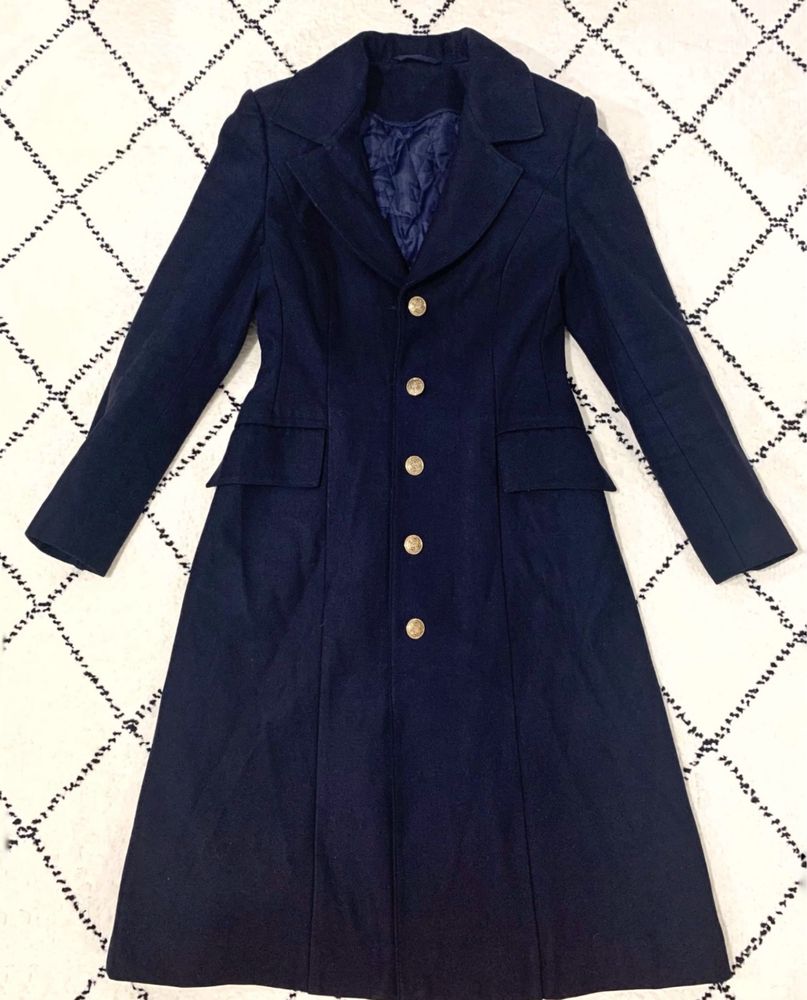 Срочно пальто  Zara бежевое синее жилет жилетка длинное зара