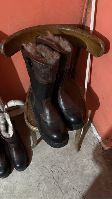 Натуральный кожанный унты с Монголий все размеры есть