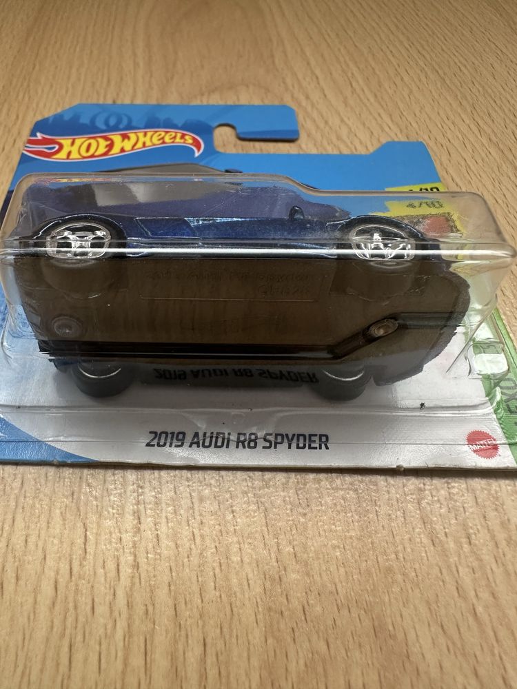 Hot Wheels 2019 Audi R8 Spyder STH (Super Treasure Hunt) - къса карта