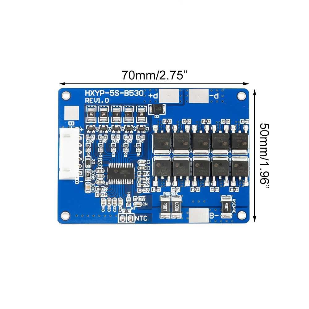 Modul BMS 3S 4S 5S acumulatori Li ion 18650